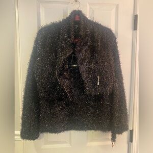 Sparkly Fringe Mini Skirt Set